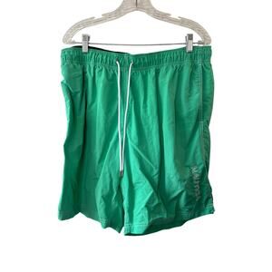 Nautica Green 8.5"  Swim Trunks - Mesh Lined - Men's XL - Pockets -